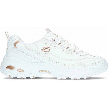 Zapatillas de mujer Skechers D Lites Fresh Start 11931 WHITE_ROSE_GOLD