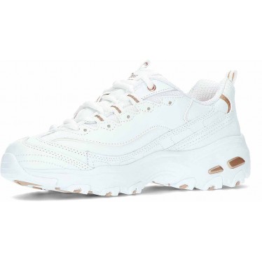 Zapatillas de mujer Skechers D Lites Fresh Start 11931 WHITE_ROSE_GOLD
