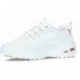 Zapatillas de mujer Skechers D Lites Fresh Start 11931 WHITE_ROSE_GOLD