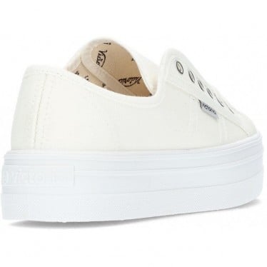 DEPORTIVAS VICTORIA DE LONA PARA MUJER 109200 BLANCO