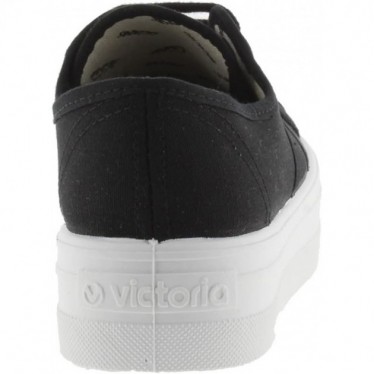 DEPORTIVAS VICTORIA DE LONA PARA MUJER 109200 NEGRO
