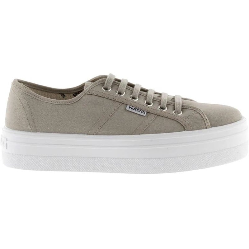 DEPORTIVAS VICTORIA DE LONA PARA MUJER 109200 BEIGE