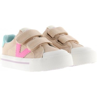Deportivas para niña Victoria 1065195 Tribu Lona ROSA