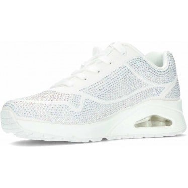 Deportivas para mujer Skechers Disco Rave 155262 WHITE