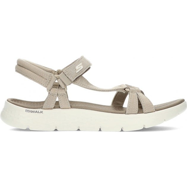 SANDALIAS SKECHERS GO WALK FLEX 141451 TAUPE SANDALIAS SKECHERS GO WALK FLEX 141451 TAUPE