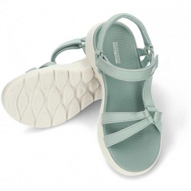 SANDALIAS SKECHERS GO WALK FLEX 141451 SAGE