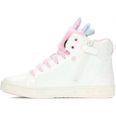 Botines para niña de GEOX j468wa j skylin WHITE