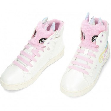 Botines para niña de GEOX j468wa j skylin WHITE