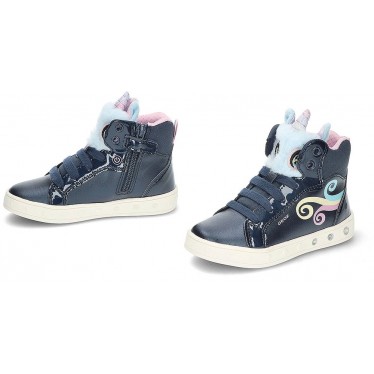 Botines para niña de GEOX j468wa j skylin NAVY