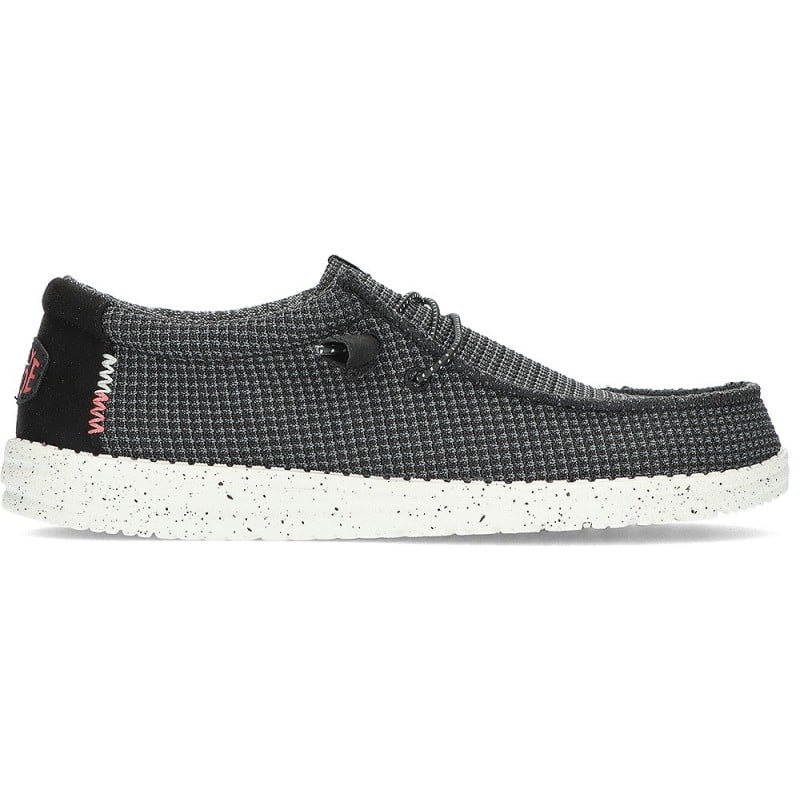 ZAPATOS DUDE WALLY SPORT MESH 40403 NEGRO