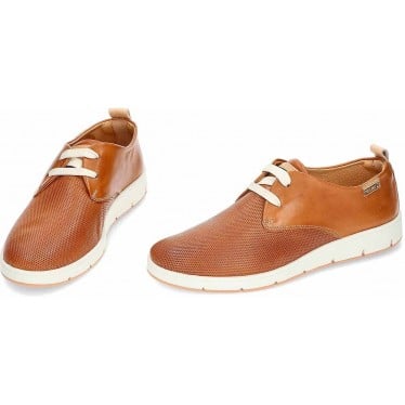 Zapatos planos para mujer Pikolinos Madrid W8A-4877C1 BRANDY
