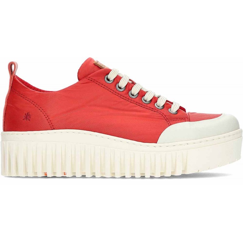Zapatillas con plataforma ART Brighton 1534 RED