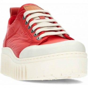 Zapatillas con plataforma ART Brighton 1534 RED