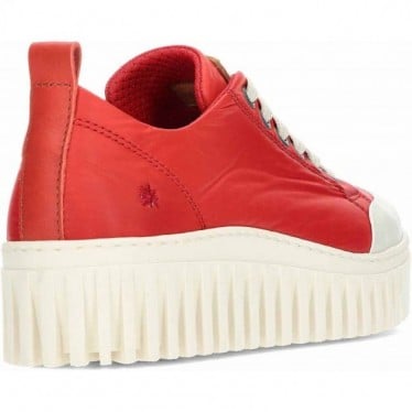 Zapatillas con plataforma ART Brighton 1534 RED