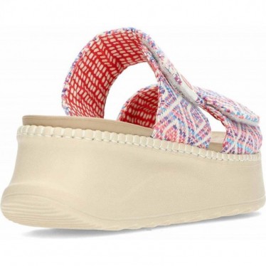 Sandalias para mujer HEYDUDE Delray Slide Surf Baja 43210 BLUE_PINK_MULTI