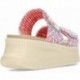 Sandalias para mujer HEYDUDE Delray Slide Surf Baja 43210 BLUE_PINK_MULTI