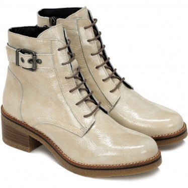 BOTINES FLUCHOS D8686 LUCERO BEIGE