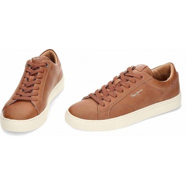 Deportivas para hombre Pepe Jeans PMS00048 Joe Basic TAN_BROWN