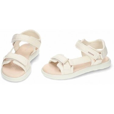 Sandalias para niña GEOX Puffypop J55MSC IVORY