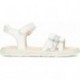 Sandalias para niña GEOX Haiti J458ZD WHITE_SILVER
