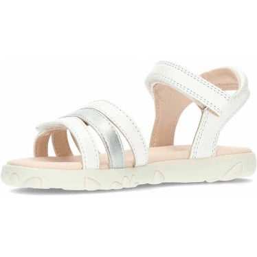 Sandalias para niña GEOX Haiti J458ZD WHITE_SILVER