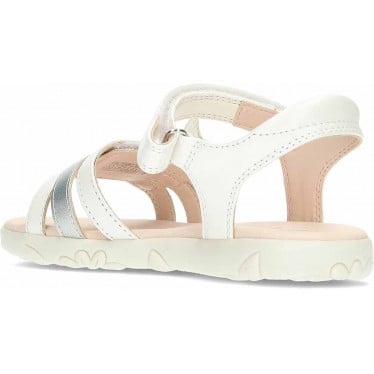 Sandalias para niña GEOX Haiti J458ZD WHITE_SILVER