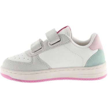 Deportiva para chica Victoria 1124124 Serraje Craquelado ROSA