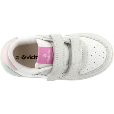 Deportiva para chica Victoria 1124124 Serraje Craquelado ROSA