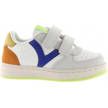 Deportivas para chico Victoria 1124124 Serraje Craquelado AZUL