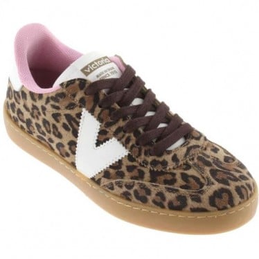 Deportiva para mujer Victoria 1126205 Serraje Estampado LEOPARDO