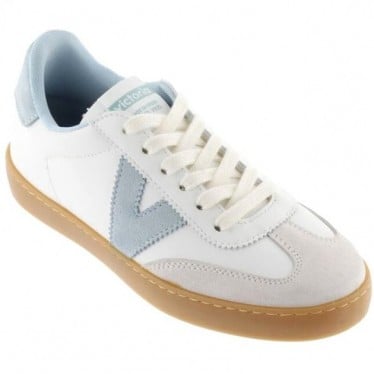 Zapatillas de mujer VICTORIA Berlin Cliclista 1126206 CELESTE