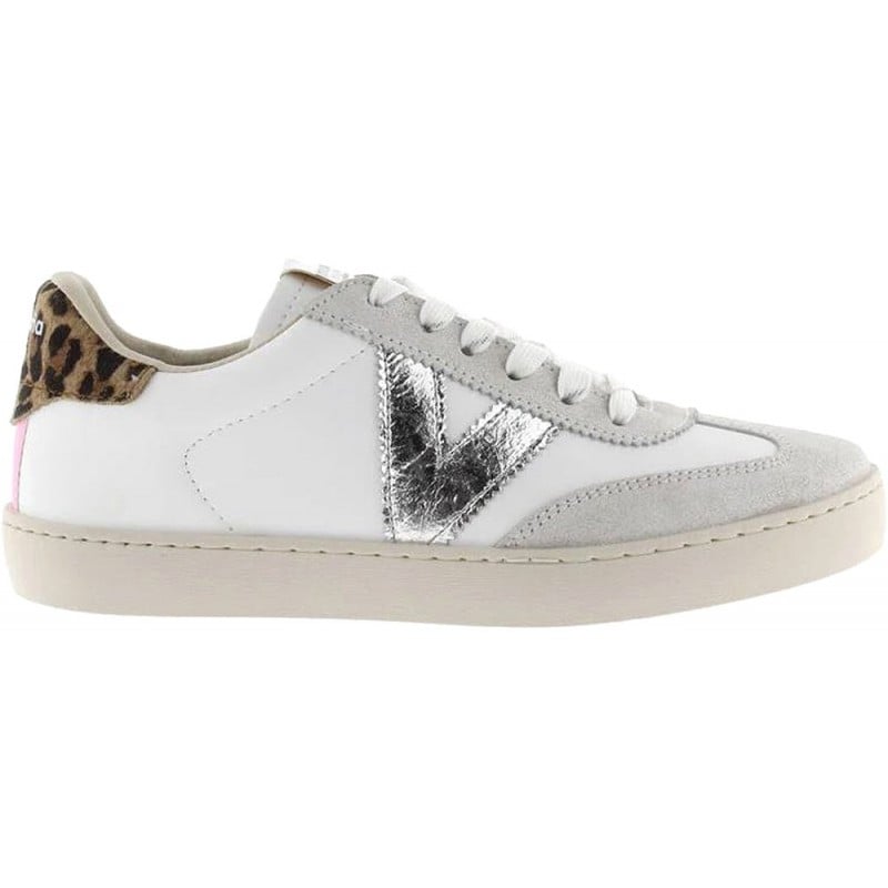 Sneakers para mujer Victoria 1126209 Berlin Leopardo PLATA