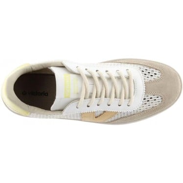 Deportiva de mujer Victoria 1126210 Berlin Rejilla BEIGE
