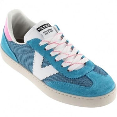 Deportiva para mujer Victoria 1126211 Berlin Serraje TURQUESA