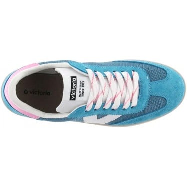 Deportiva para mujer Victoria 1126211 Berlin Serraje TURQUESA
