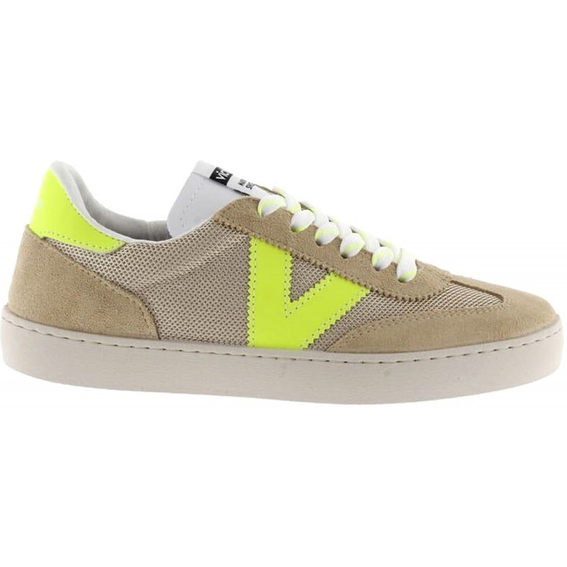 Deportiva para mujer Victoria 1126211 Berlin Serraje BEIGE