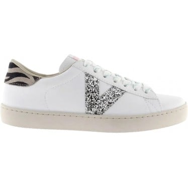 Deportiva para mujer Victoria 1126213 Berlín Animal Print PLATA