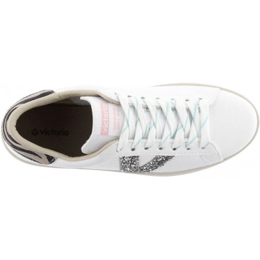 Deportiva para mujer Victoria 1126213 Berlín Animal Print PLATA
