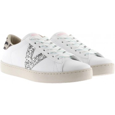 Deportiva para mujer Victoria 1126213 Berlín Animal Print PLATA