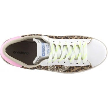 Deportivas para mujer Victoria 1126214 Serraje Animal Print LEOPARDO