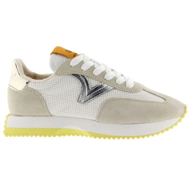 Sneakers para mujer Victoria 1134112 Cosmos Nylon Metal BEIGE