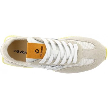 Sneakers para mujer Victoria 1134112 Cosmos Nylon Metal BEIGE