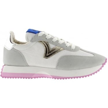 Sneakers para mujer Victoria 1134112 Cosmos Nylon Metal GRIS