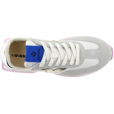 Sneakers para mujer Victoria 1134112 Cosmos Nylon Metal GRIS