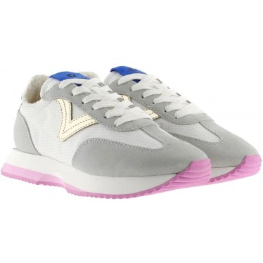 Sneakers para mujer Victoria 1134112 Cosmos Nylon Metal GRIS