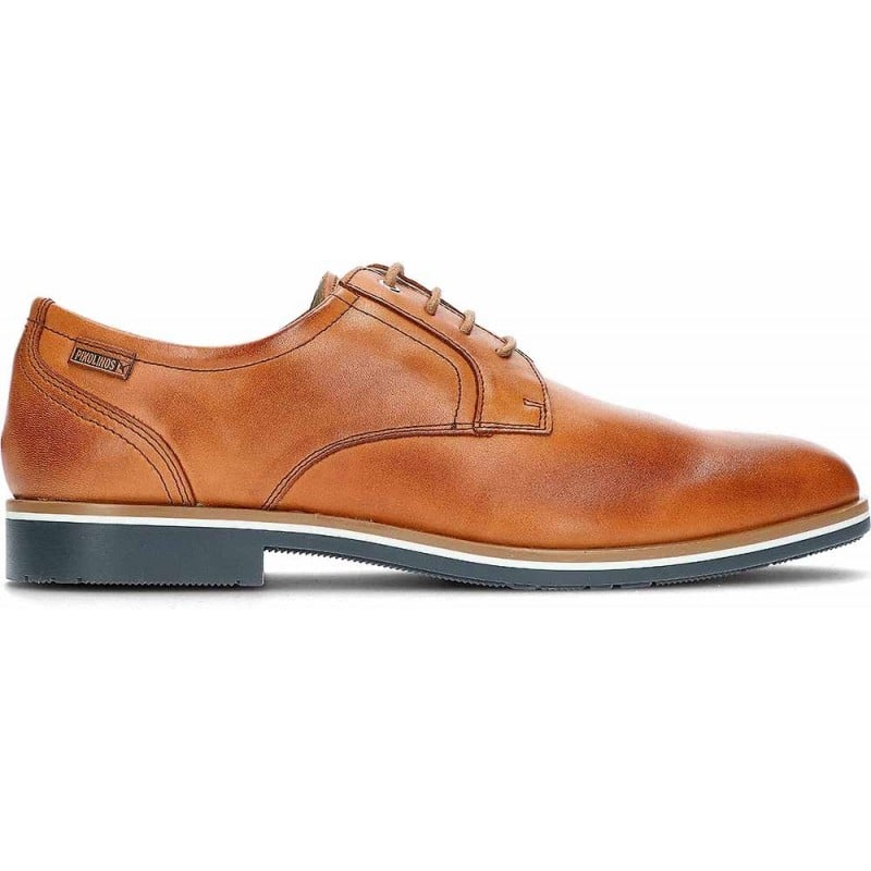 Zapatos con cordones Pikolinos Leon M4V-4130 BRANDY