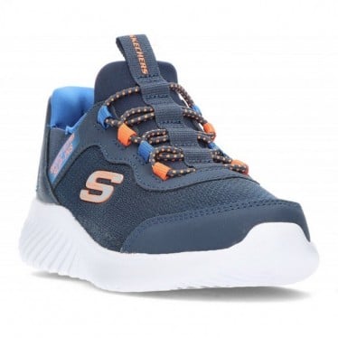 Zapatillas para niño Skechers Slip-ins Bounder Brisk 403822L NAVY_BLUE