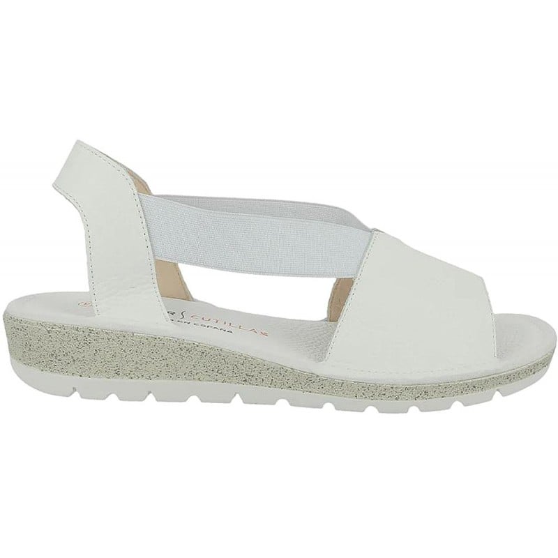 SANDALIAS DOCTOR CUTILLAS 35313 ELÁSTICO BLANCO