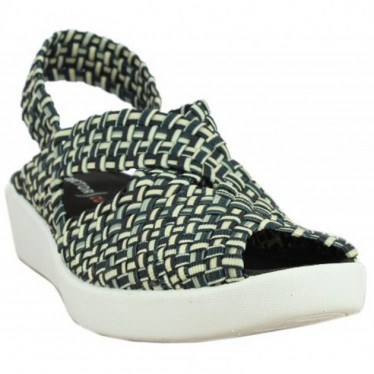 Sandalias Doctor Cutillas 13408 Trenzado elástico NEGRO