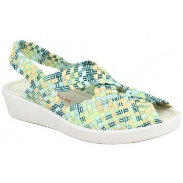 Sandalias Doctor Cutillas 13408 Trenzado elástico VERDI